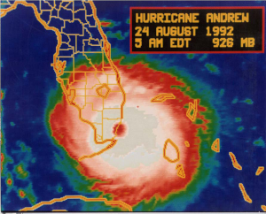 Hurricane Map, Florida
