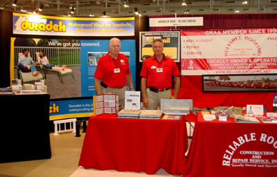 Duradek and Reliable Roofing at the Nashville Home Decorating and Remodeling Show