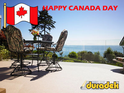 Happy Canada Day 2014 from Duradek