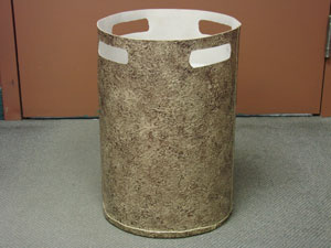Bucket made with Duradek Cork Macchiato by Trevor at Full Deck Restorations