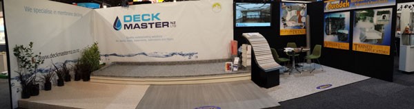 Deck Master NZ booth at the Auckland Home Show 2015.