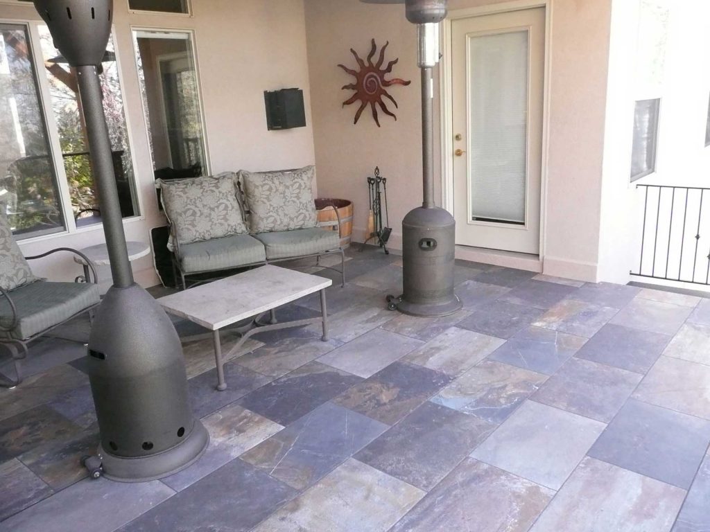 Outdoor Living on Tile Deck Surface
