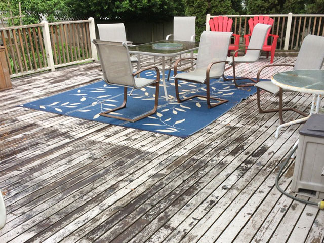 Neglected Wood Deck