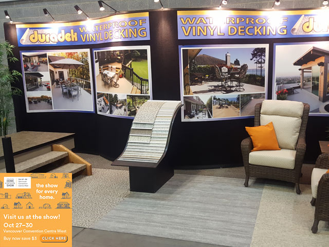 Vancouver Fall Home Show 2016 - Duradek Booth