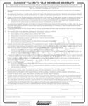 Duradek 15-year warranty document