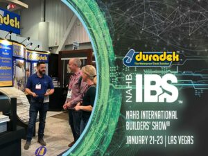 Duradek is at the International Builders Show 2020, Las Vegas