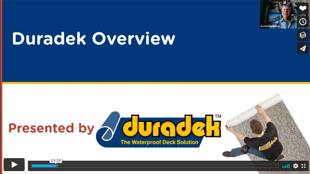 Duradek Recorded Live Webinar Cover